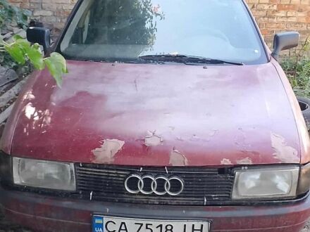 Красный Ауди 80, объемом двигателя 1.6 л и пробегом 1 тыс. км за 550 $, фото 1 на Automoto.ua