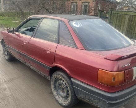 Червоний Ауді 80, об'ємом двигуна 1.8 л та пробігом 260 тис. км за 1400 $, фото 1 на Automoto.ua