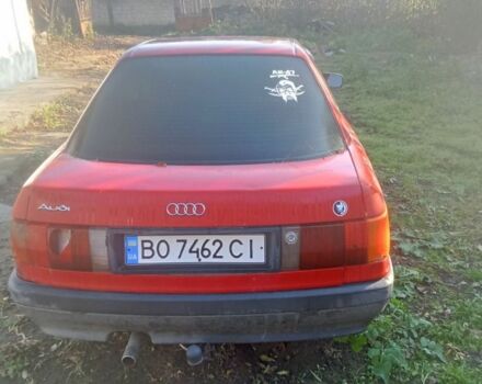 Ауди 80 1989 в Залещиках на Automoto.ua Красный Ауди 80, объемом двигателя 1.8 л и пробегом 2 тыс. км за 750 $, фото 1 на Automoto.ua