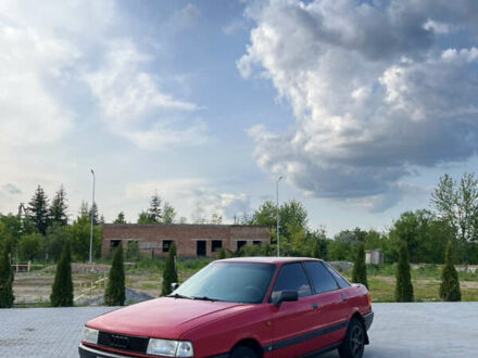 Ауди 80 1989 в Сокинянах на Automoto.ua Красный Ауди 80, объемом двигателя 1.8 л и пробегом 350 тыс. км за 2250 $, фото 1 на Automoto.ua