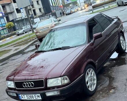 Красный Ауди 80, объемом двигателя 2 л и пробегом 245 тыс. км за 1250 $, фото 1 на Automoto.ua