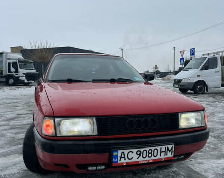 Червоний Ауді 80, об'ємом двигуна 1.8 л та пробігом 320 тис. км за 2000 $, фото 1 на Automoto.ua