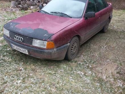 Червоний Ауді 80, об'ємом двигуна 1.85 л та пробігом 405 тис. км за 750 $, фото 1 на Automoto.ua