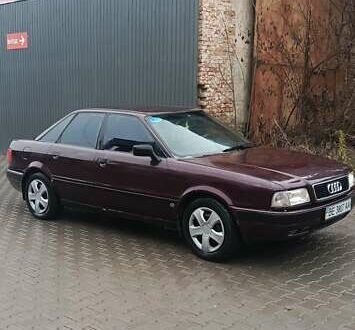 Червоний Ауді 80, об'ємом двигуна 2 л та пробігом 300 тис. км за 1399 $, фото 1 на Automoto.ua