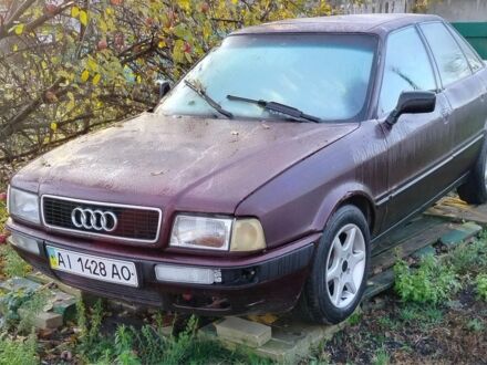 Красный Ауди 80, объемом двигателя 2 л и пробегом 260 тыс. км за 1600 $, фото 1 на Automoto.ua