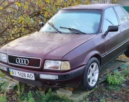 Красный Ауди 80, объемом двигателя 2 л и пробегом 260 тыс. км за 1600 $, фото 1 на Automoto.ua