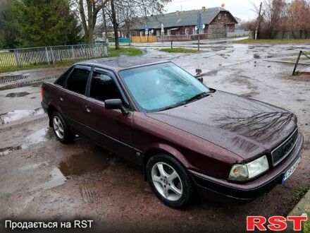 Червоний Ауді 80, об'ємом двигуна 2 л та пробігом 530 тис. км за 2500 $, фото 1 на Automoto.ua