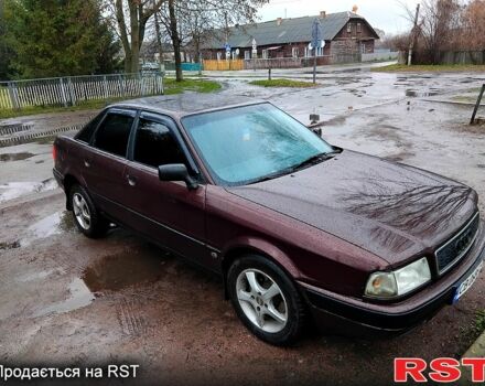 Красный Ауди 80, объемом двигателя 2 л и пробегом 530 тыс. км за 2510 $, фото 1 на Automoto.ua