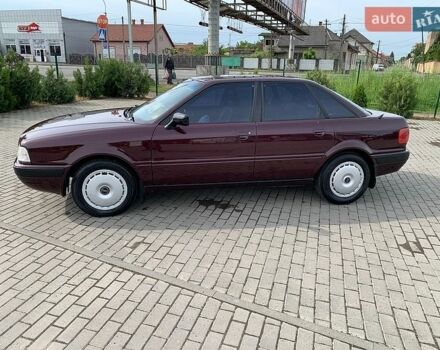 Красный Ауди 80, объемом двигателя 2 л и пробегом 274 тыс. км за 2199 $, фото 1 на Automoto.ua