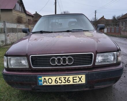Красный Ауди 80, объемом двигателя 2 л и пробегом 241 тыс. км за 1299 $, фото 1 на Automoto.ua
