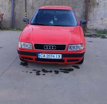 Красный Ауди 80, объемом двигателя 1.98 л и пробегом 150 тыс. км за 2300 $, фото 1 на Automoto.ua
