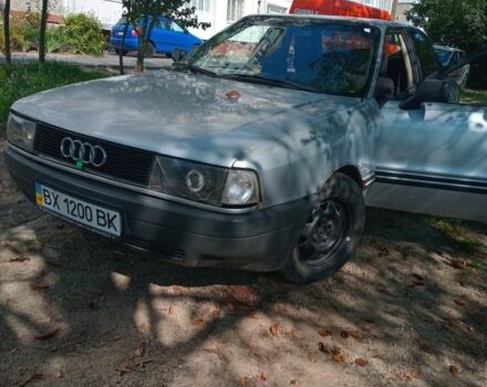Серый Ауди 80, объемом двигателя 1.6 л и пробегом 178 тыс. км за 1050 $, фото 7 на Automoto.ua