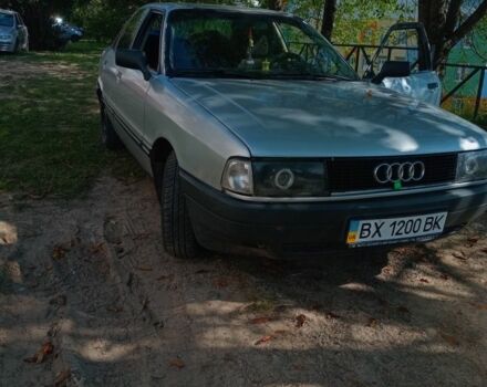 Серый Ауди 80, объемом двигателя 1.6 л и пробегом 178 тыс. км за 1050 $, фото 6 на Automoto.ua