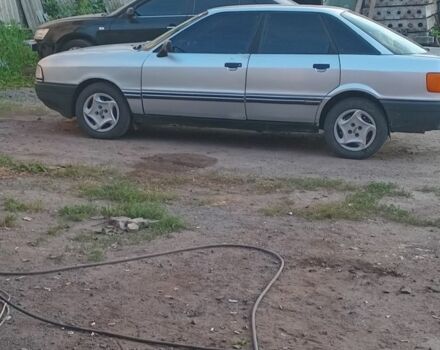 Серый Ауди 80, объемом двигателя 1.6 л и пробегом 178 тыс. км за 1050 $, фото 5 на Automoto.ua