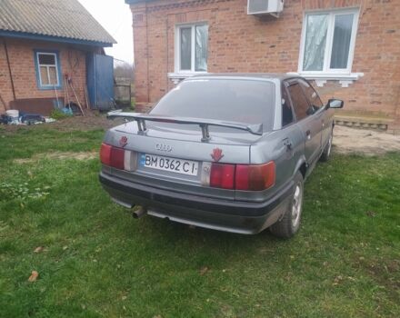 Серый Ауди 80, объемом двигателя 1.8 л и пробегом 200 тыс. км за 1400 $, фото 3 на Automoto.ua