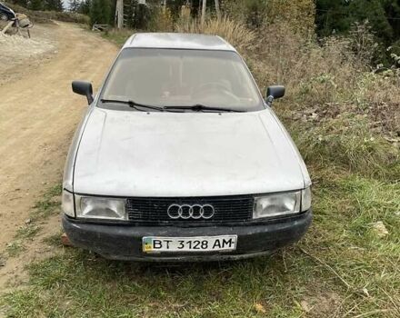 Сірий Ауді 80, об'ємом двигуна 1.8 л та пробігом 350 тис. км за 900 $, фото 3 на Automoto.ua