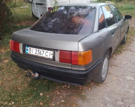 Серый Ауди 80, объемом двигателя 1.8 л и пробегом 200 тыс. км за 1600 $, фото 5 на Automoto.ua