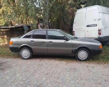 Серый Ауди 80, объемом двигателя 1.8 л и пробегом 200 тыс. км за 1600 $, фото 3 на Automoto.ua