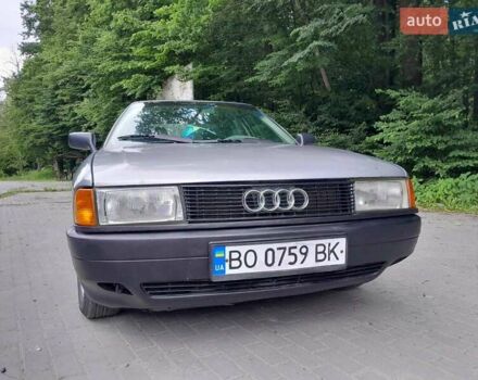Сірий Ауді 80, об'ємом двигуна 1.8 л та пробігом 391 тис. км за 1950 $, фото 3 на Automoto.ua