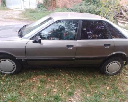 Серый Ауди 80, объемом двигателя 1.8 л и пробегом 200 тыс. км за 1600 $, фото 7 на Automoto.ua