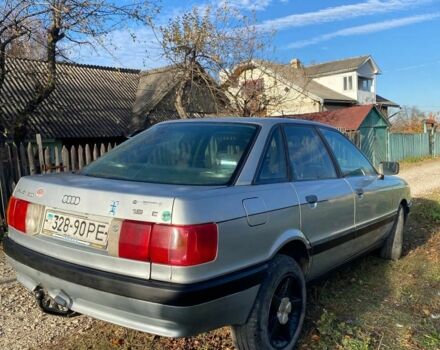 Серый Ауди 80, объемом двигателя 1.8 л и пробегом 270 тыс. км за 1300 $, фото 1 на Automoto.ua