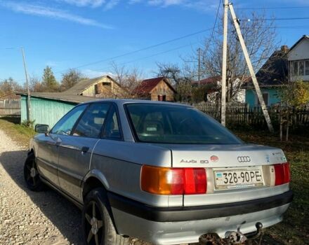 Серый Ауди 80, объемом двигателя 1.8 л и пробегом 270 тыс. км за 1300 $, фото 4 на Automoto.ua
