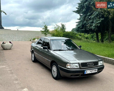 Серый Ауди 80, объемом двигателя 1.8 л и пробегом 200 тыс. км за 3200 $, фото 6 на Automoto.ua