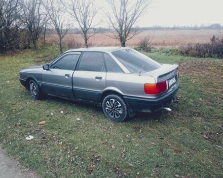 Серый Ауди 80, объемом двигателя 1.8 л и пробегом 300 тыс. км за 1500 $, фото 3 на Automoto.ua