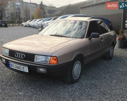 Серый Ауди 80, объемом двигателя 1.8 л и пробегом 277 тыс. км за 3000 $, фото 7 на Automoto.ua