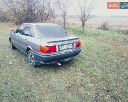 Серый Ауди 80, объемом двигателя 1.8 л и пробегом 300 тыс. км за 1500 $, фото 1 на Automoto.ua