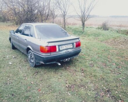 Серый Ауди 80, объемом двигателя 1.8 л и пробегом 300 тыс. км за 1500 $, фото 2 на Automoto.ua