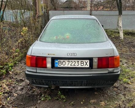 Серый Ауди 80, объемом двигателя 1.8 л и пробегом 700 тыс. км за 650 $, фото 3 на Automoto.ua