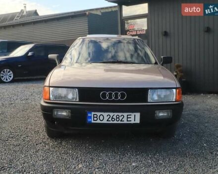 Серый Ауди 80, объемом двигателя 1.8 л и пробегом 277 тыс. км за 3000 $, фото 3 на Automoto.ua