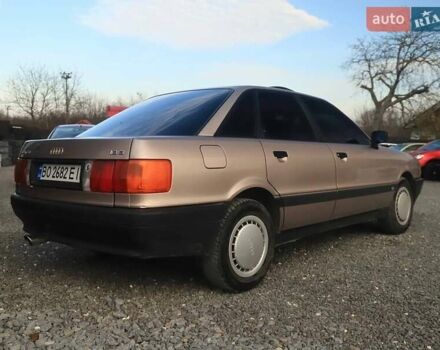 Серый Ауди 80, объемом двигателя 1.8 л и пробегом 277 тыс. км за 3000 $, фото 10 на Automoto.ua