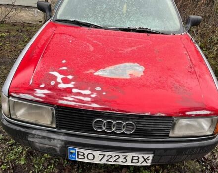 Серый Ауди 80, объемом двигателя 1.8 л и пробегом 700 тыс. км за 650 $, фото 4 на Automoto.ua