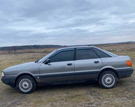 Серый Ауди 80, объемом двигателя 1.8 л и пробегом 300 тыс. км за 2500 $, фото 3 на Automoto.ua