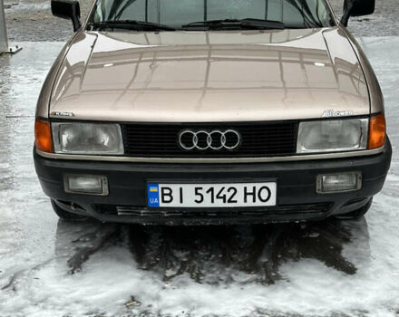 Серый Ауди 80, объемом двигателя 1.78 л и пробегом 130 тыс. км за 3800 $, фото 1 на Automoto.ua
