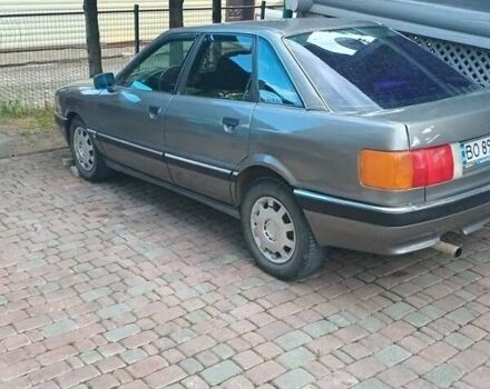 Серый Ауди 80, объемом двигателя 2 л и пробегом 200 тыс. км за 1700 $, фото 4 на Automoto.ua