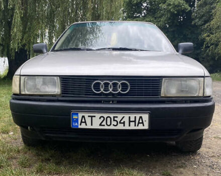 Серый Ауди 80, объемом двигателя 1.6 л и пробегом 485 тыс. км за 2350 $, фото 3 на Automoto.ua