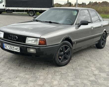 Серый Ауди 80, объемом двигателя 1.8 л и пробегом 100 тыс. км за 1850 $, фото 1 на Automoto.ua