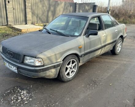 Серый Ауди 80, объемом двигателя 1.9 л и пробегом 200 тыс. км за 1350 $, фото 4 на Automoto.ua
