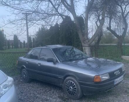 Серый Ауди 80, объемом двигателя 2 л и пробегом 298 тыс. км за 1750 $, фото 3 на Automoto.ua
