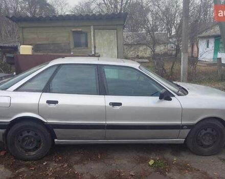 Серый Ауди 80, объемом двигателя 1.8 л и пробегом 350 тыс. км за 1700 $, фото 3 на Automoto.ua