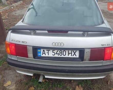 Серый Ауди 80, объемом двигателя 1.8 л и пробегом 350 тыс. км за 1700 $, фото 2 на Automoto.ua