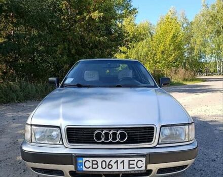 Серый Ауди 80, объемом двигателя 2 л и пробегом 399 тыс. км за 3000 $, фото 4 на Automoto.ua