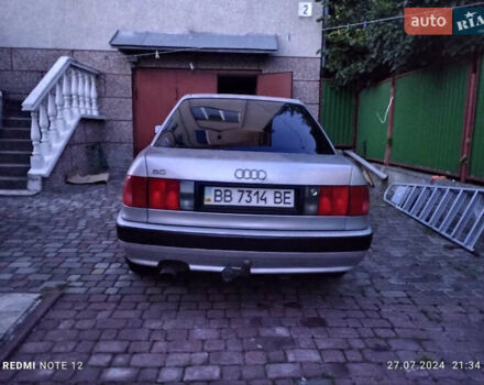Серый Ауди 80, объемом двигателя 2 л и пробегом 390 тыс. км за 2950 $, фото 3 на Automoto.ua