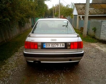 Сірий Ауді 80, об'ємом двигуна 2 л та пробігом 400 тис. км за 1900 $, фото 2 на Automoto.ua