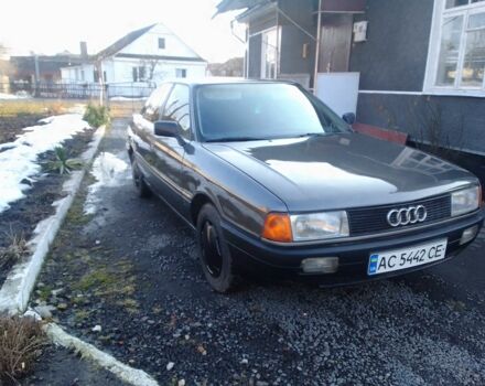 Серый Ауди 80, объемом двигателя 2 л и пробегом 385 тыс. км за 1450 $, фото 1 на Automoto.ua