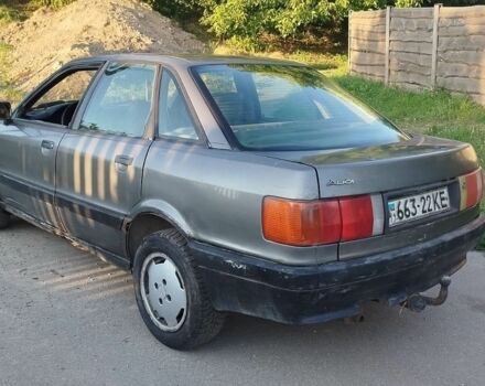 Серый Ауди 80, объемом двигателя 1.8 л и пробегом 187 тыс. км за 750 $, фото 1 на Automoto.ua