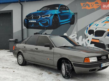 Сірий Ауді 80, об'ємом двигуна 1.8 л та пробігом 200 тис. км за 3200 $, фото 1 на Automoto.ua